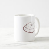 アートハンドパン コーヒーマグカップ (正面右)