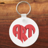 アートハート キーホルダー (正面)