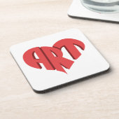 アートハート コースター (左側)