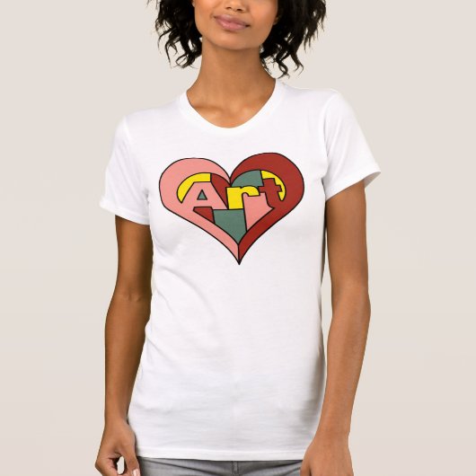 アートハート Tシャツ (正面)
