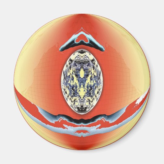 アートバイエイリアン – メダリオン マグネット (正面)