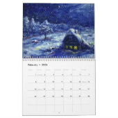 アートバイカラフルアレキサンドラ調理師アカリナンダラ カレンダー (2月 2026)