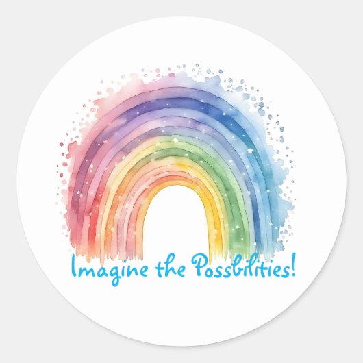 アートバイ・デビ虹のステッカー ラウンドシール (正面)