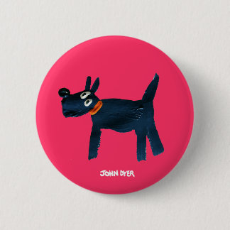 アートバッジボタン: John Dyer Scotty Dog, Bella 缶バッジ