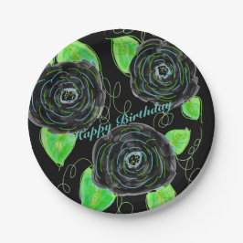 アートバラデザパターン（の模様が）あるイナー ペーパープレート