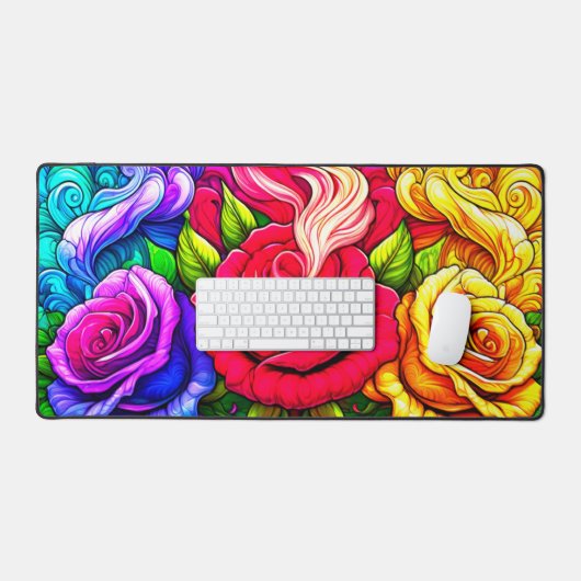 アートバラ デスクマット (キーボード&マウス)