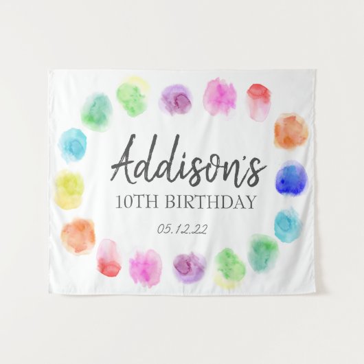 アートバースデーウェルカム, ペイントバースデータペストリー タペストリー (正面(横))