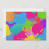 アートバースデーパーティー - 招待状 (裏面)