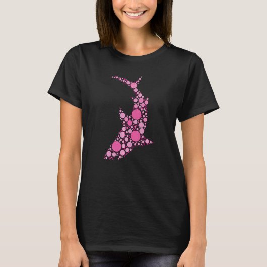アートパターカラフルンシャーク9月国際的 Tシャツ (正面)