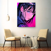 アートパネル Art Panel｜ドアップ close-up｜寿司娘 GenerativeAI キャンバスプリント