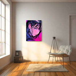 アートパネル Art Panel｜ドアップ close-up｜寿司娘 GenerativeAI キャンバスプリント