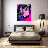 アートパネル Art Panel｜ドアップ close-up｜寿司娘 GenerativeAI キャンバスプリント