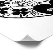 アートパーソナライズされたプリントカスタムウェディングギフトプリント ポスター (角)