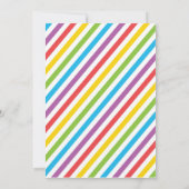 アートパーティの招待状/アートパーティー誕生日招待状 招待状 (裏面)