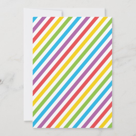 アートパーティの招待状/アートパーティー誕生日招待状 招待状 (裏面)