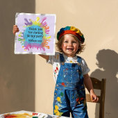 アートパーティーの子供が好きな包装 スタンダードランチョンナプキン