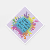 アートパーティーの子供が好きな包装 スタンダードランチョンナプキン (角)