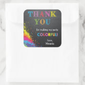 アートパーティー好意ラベル/アートパーティーシール スクエアシール (バッグ)