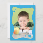 アートパーティー第6誕生日招待状ボーイ 招待状 (裏面)