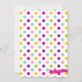 アートパーティー絵画チャルクボードスタイル招待状 招待状 (裏面)