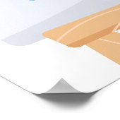 アートパーティー誕生日ウェルカムパーティーサイン ポスター (角)