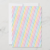 アートパーティー誕生日招待状、アー絵画トパーティー 招待状 (裏面)