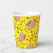 アートパーティー誕生日 紙コップ (裏面)