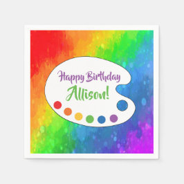 アートパーティー |絵を描カスタムパーティー スタンダードカクテルナプキン