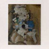 アートヒストリー（アジア）:夕べパーティー ジグソーパズル (縦)