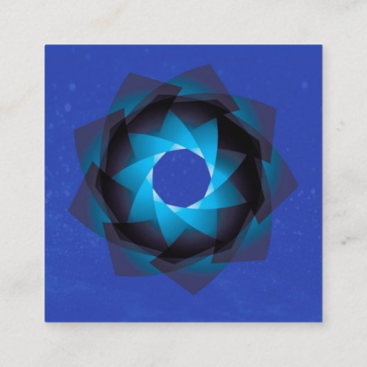 アートビジネスカード スクエア名刺 (裏面)