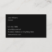 アートビーズと工芸品名刺 名刺 (裏面)