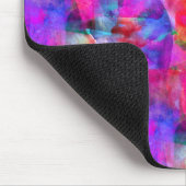 アートピンク、青、赤のテクスチャ背景 マウスパッド (コーナー)