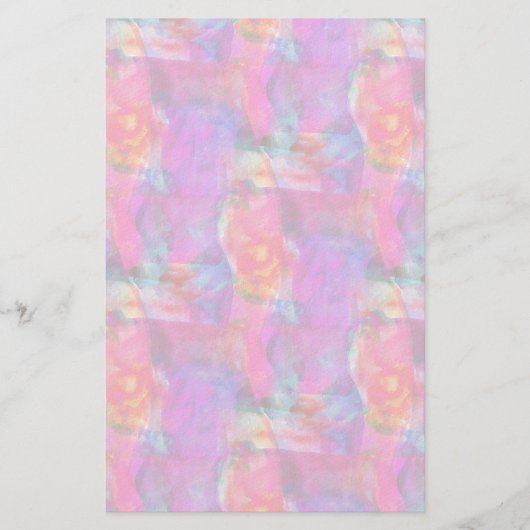 アートピンク、青、赤のテクスチャ背景 便箋 (正面)