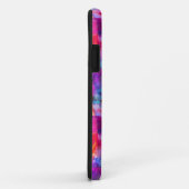 アートピンク、青、赤のテクスチャ背景 Case-Mate iPhoneケース (裏面/右)