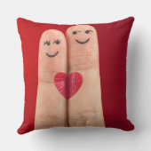 アートフィンガーハートラブ クッション (裏面)