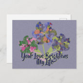 アートフラワーポストカード ポストカード (正面/裏面)