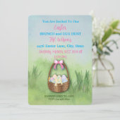 🌷アートフルイースターブランチ&エッグ狩り招待状🐣 招待状 (スタンド正面)