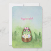 🌷アートフルイースターブランチ&エッグ狩り招待状🐣 招待状 (裏面)