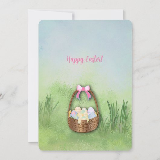🌷アートフルイースターブランチ&エッグ狩り招待状🐣 招待状 (裏面)