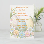 🌸アートフルイースターブランチ&エッグ狩り 招待状 (スタンド正面)