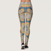 アートフルエイリアンヨガパンツ レギンス (裏面)