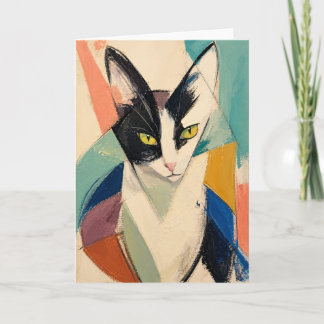 アートフルタキシードキャット カード