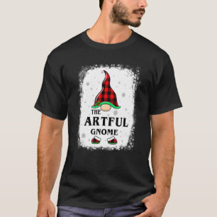 アートフル格言バッファロープレイドマッチングファミリークリスマスPa Tシャツ