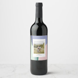 アートフル クリスマス ホリデー ギフト 写真 ワイン ラベル