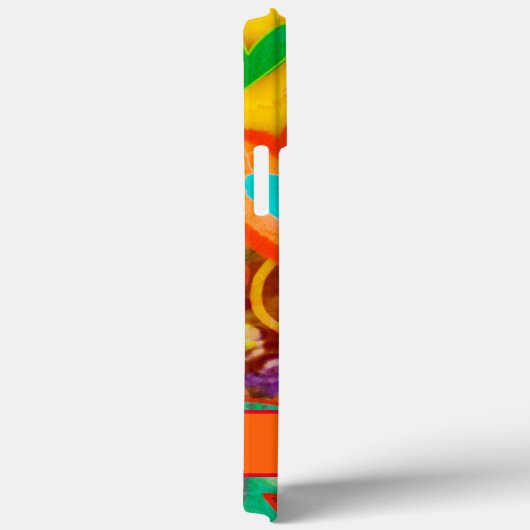 アートフローラおもしろいお洒落カラフル刺激 Case-Mate iPhoneケース (裏面 / 右)