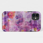 アートフローラグランジ背景パターン2 Case-Mate iPhoneケース (裏面(横))