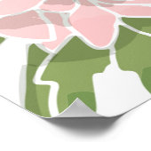 アートフローラシームレスパターン。イポモア ポスター (角)