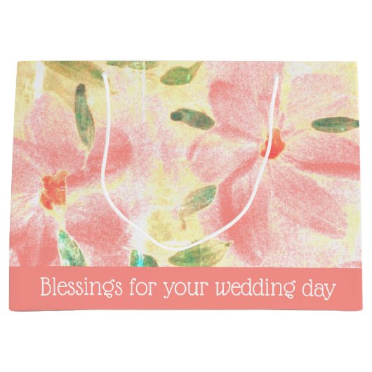 アートフローラデザイン ラージペーパーバッグ (正面)