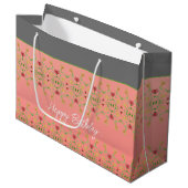 アートフローラデザイン ラージペーパーバッグ (正面アングル)