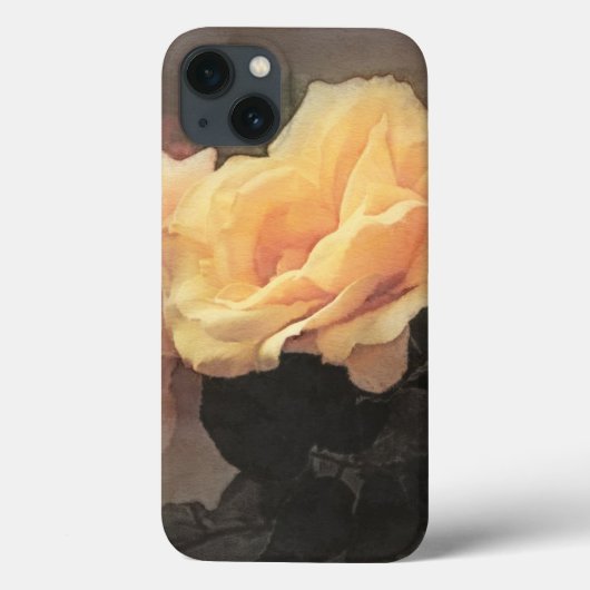 アートフローラヴィンテージ背景パステルカラー Case-Mate iPhoneケース (裏面)